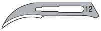 Skalpellklingen Feather, Figur 12 im 10er Pack (Griff 3)