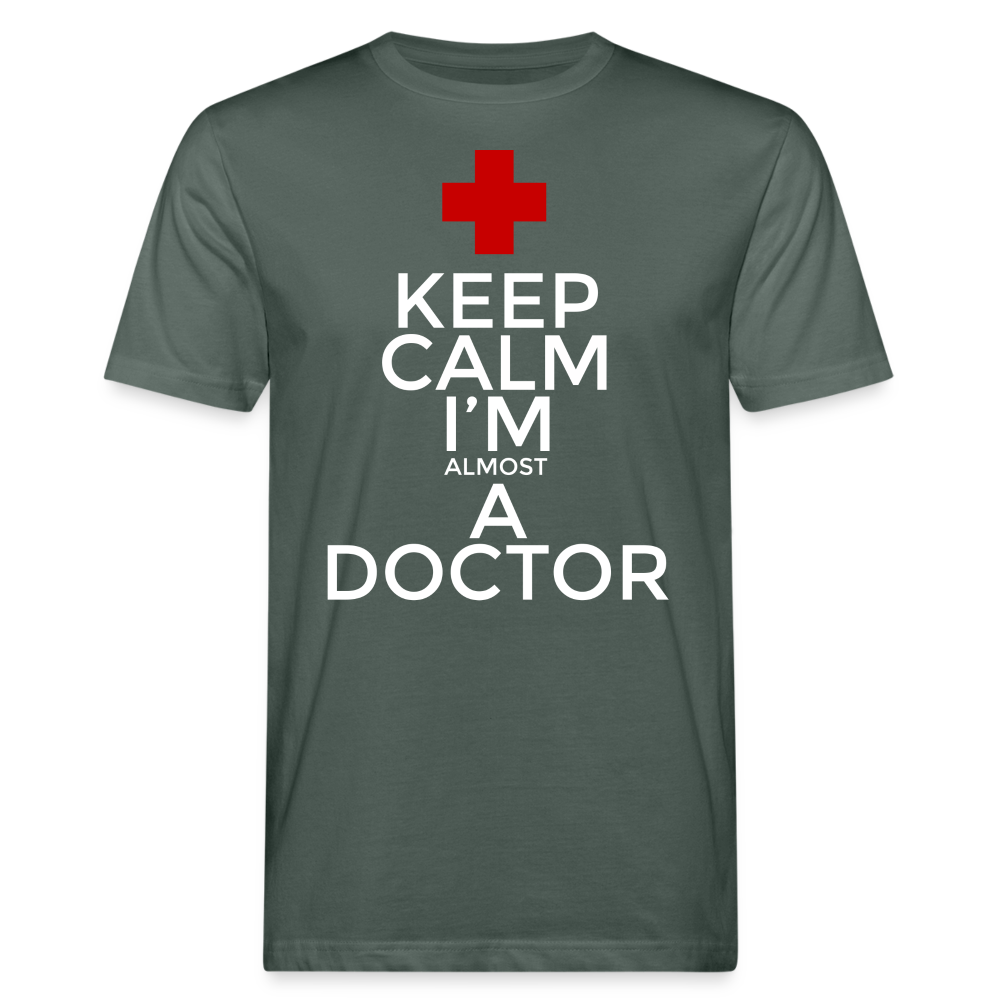 Männer Shirt "Almost a doctor" schwarz