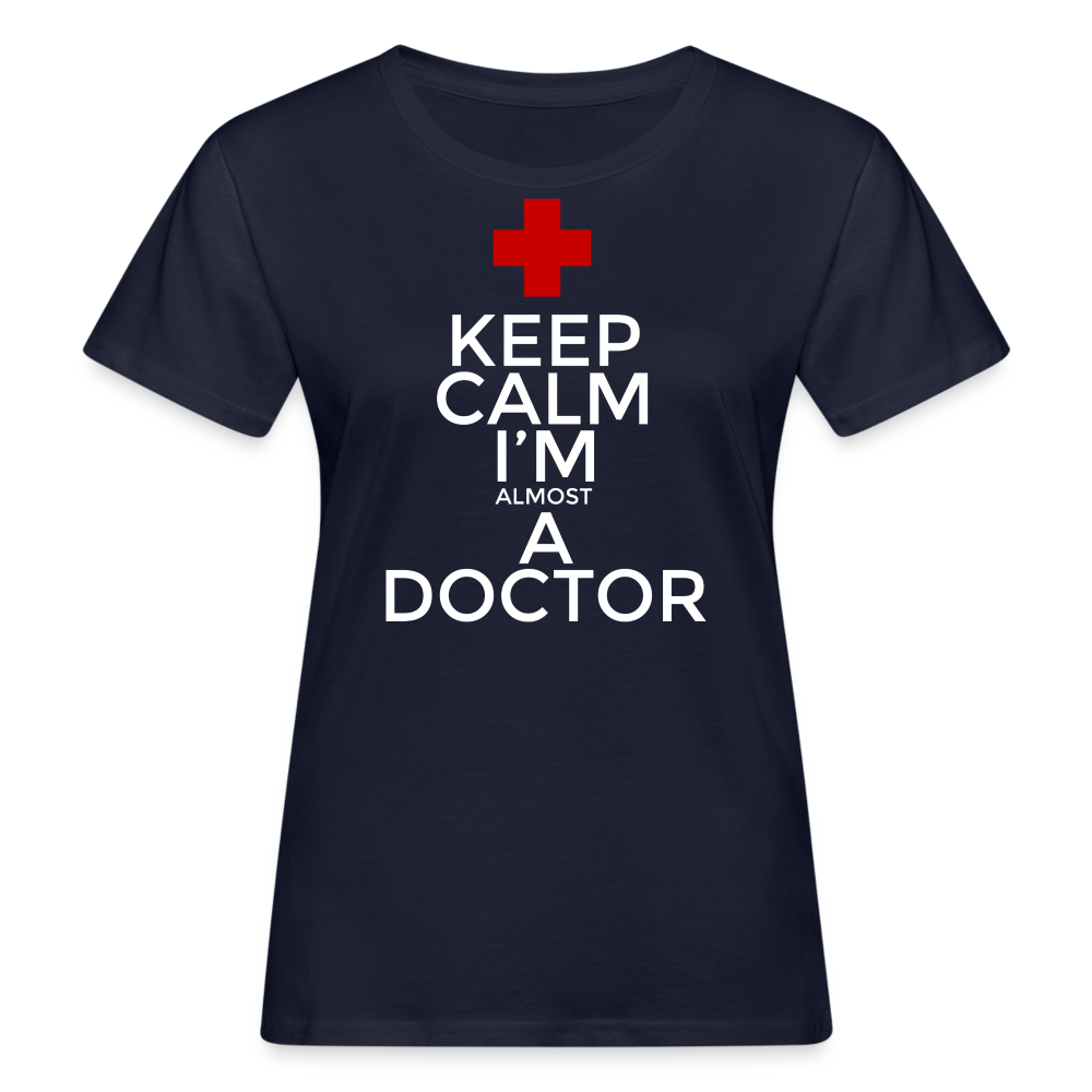 Frauen Shirt "Almost a doctor" schwarz