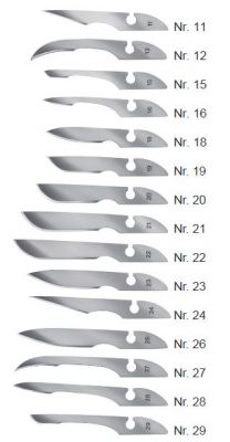 BAYHA Skalpellklingen 12er Pack Figur 20