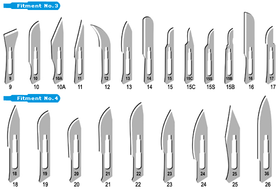 Skalpellklingen Feather Figur 22 im 10er Pack